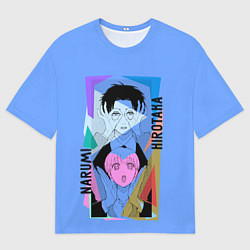 Футболка оверсайз мужская Наруми & Хиротака, цвет: 3D-принт