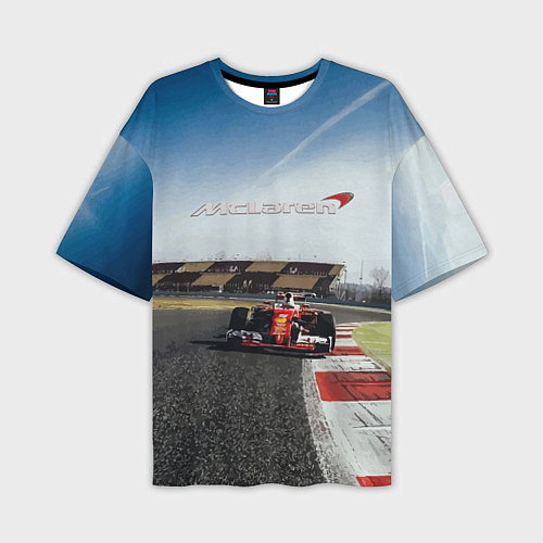 Мужская футболка оверсайз McLaren F1 Racing Team / 3D-принт – фото 1