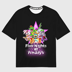 Футболка оверсайз мужская Game Five Nights at Freddys: Security Breach, цвет: 3D-принт