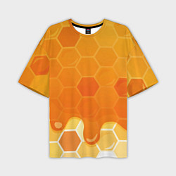 Мужская футболка оверсайз Мёд от пчёл