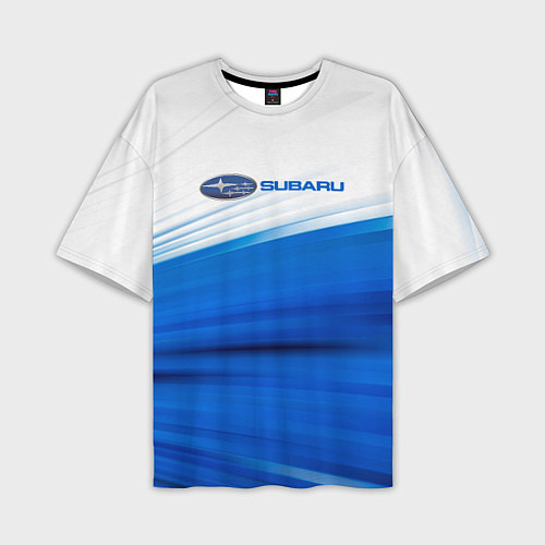 Мужская футболка оверсайз Subaru субару sport / 3D-принт – фото 1