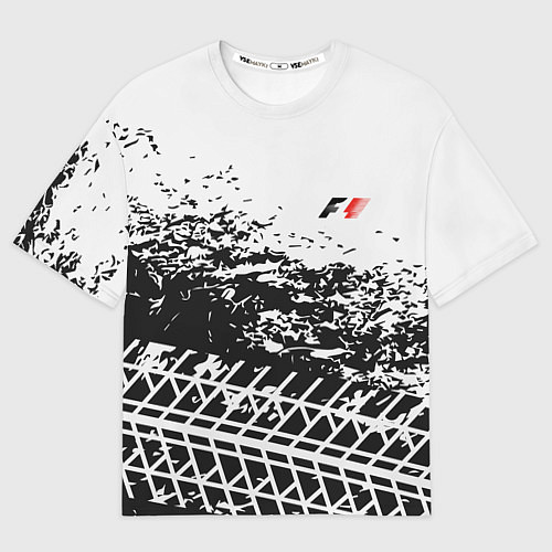 Мужская футболка оверсайз F1 Формула 1 Mini Logo / 3D-принт – фото 1