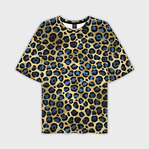 Мужская футболка оверсайз Стиль леопарда шкура леопарда / 3D-принт – фото 1