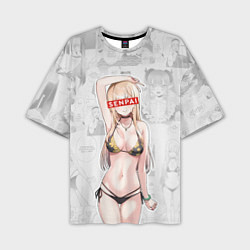 Мужская футболка оверсайз Senpai Kitagawa Manga