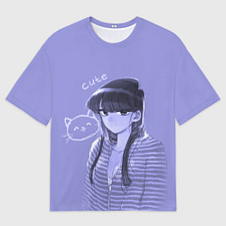 Мужская футболка оверсайз Cute Komi