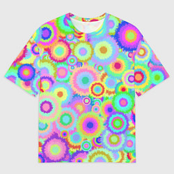 Мужская футболка оверсайз Disco-Tie-Dye