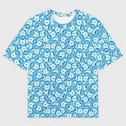 Футболка оверсайз мужская Bitcoin деньги, цвет: 3D-принт