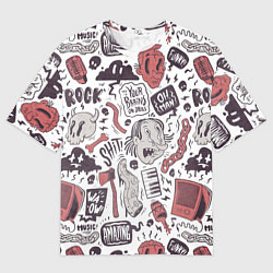 Футболка оверсайз мужская Amazing graffiti, цвет: 3D-принт
