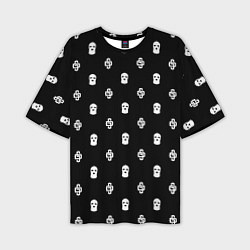 Футболка оверсайз мужская Mono Black Dope Camo Dope Street Market, цвет: 3D-принт