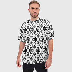 Футболка оверсайз мужская White Pattern Dope Camo Dope Street Market, цвет: 3D-принт — фото 2