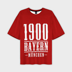 Футболка оверсайз мужская Бавария Bayern Munchen, цвет: 3D-принт