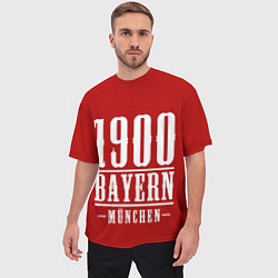 Футболка оверсайз мужская Бавария Bayern Munchen, цвет: 3D-принт — фото 2