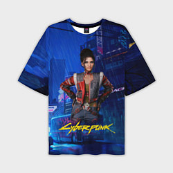 Футболка оверсайз мужская Panam Панам Cyberpunk2077, цвет: 3D-принт