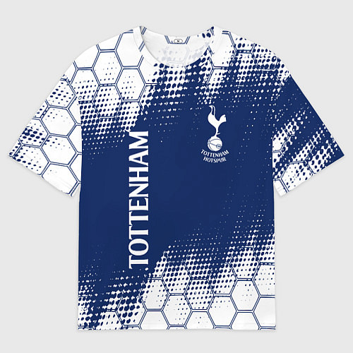 Мужская футболка оверсайз TOTTENHAM HOTSPUR Тоттенхэм / 3D-принт – фото 1
