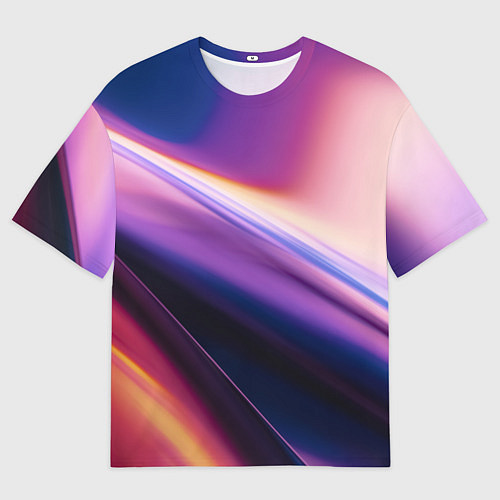 Мужская футболка оверсайз Градиент Абстрактный Фон / 3D-принт – фото 1