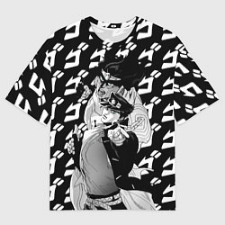 Мужская футболка оверсайз ДЖОТАРО Куджо JOJO жожо
