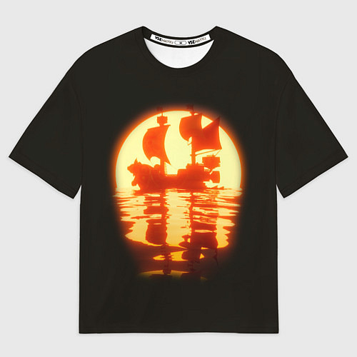 Мужская футболка оверсайз Саузенд Санни Ван Пис / 3D-принт – фото 1