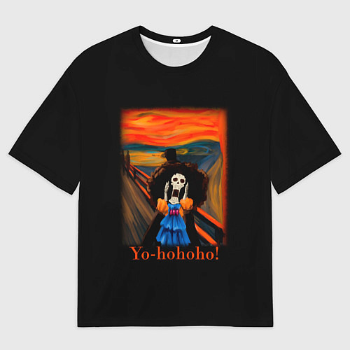 Мужская футболка оверсайз Эдвард Мунк Крик Брука / 3D-принт – фото 1