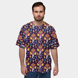 Футболка оверсайз мужская Слон Ганеша Ganesha, цвет: 3D-принт — фото 2