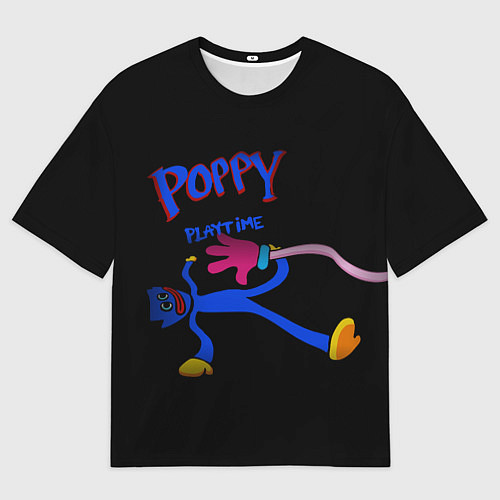 Мужская футболка оверсайз Huggy Wuggymom long legs / 3D-принт – фото 1