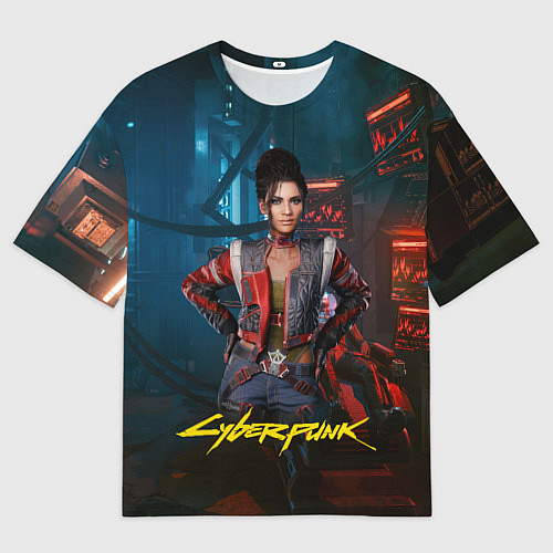 Мужская футболка оверсайз Panam Cyberpunk2077 Панам / 3D-принт – фото 1