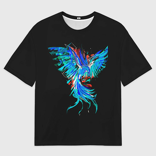 Мужская футболка оверсайз Феникс Phoenix / 3D-принт – фото 1