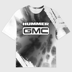 Футболка оверсайз мужская HUMMER - GMC Краски, цвет: 3D-принт