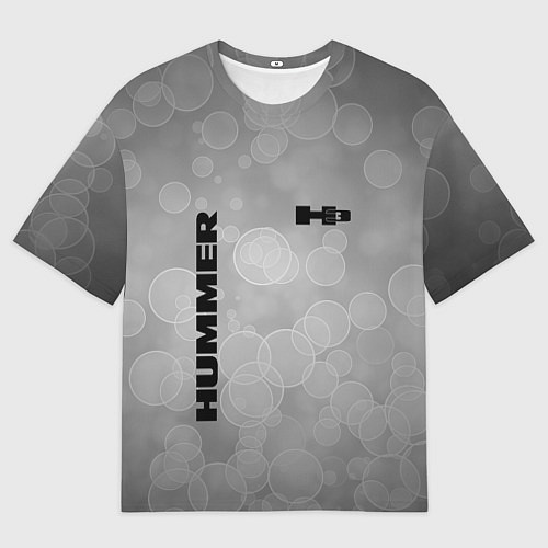Мужская футболка оверсайз Hummer abstraction / 3D-принт – фото 1