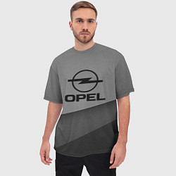 Футболка оверсайз мужская Opel astra, цвет: 3D-принт — фото 2