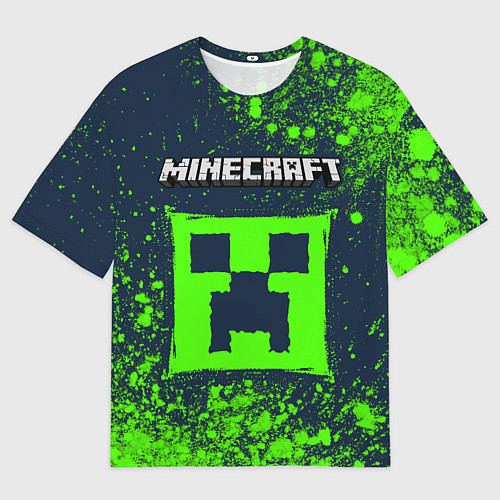 Мужская футболка оверсайз MINECRAFT Арт / 3D-принт – фото 1