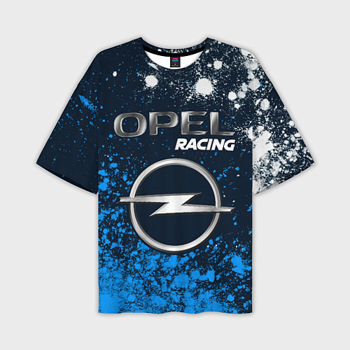 Мужская футболка оверсайз OPEL Racing Краска / 3D-принт – фото 1