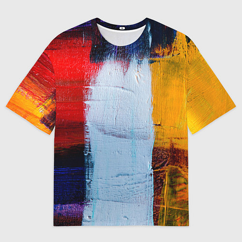 Мужская футболка оверсайз КРАС / 3D-принт – фото 1