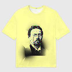 Футболка оверсайз мужская Портрет Чехова, цвет: 3D-принт