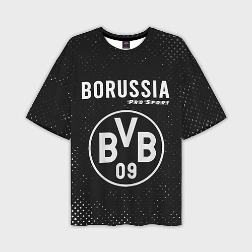 Мужская футболка оверсайз BORUSSIA Pro Sport Гранж / 3D-принт – фото 1