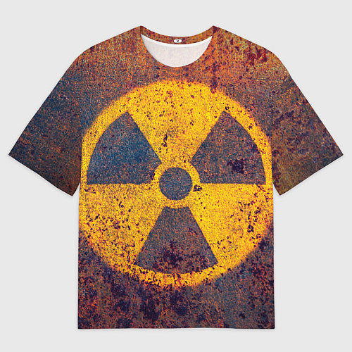 Мужская футболка оверсайз Радиактивно! / 3D-принт – фото 1