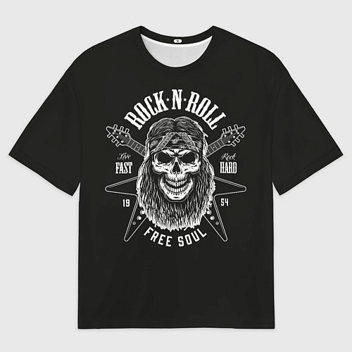 Мужская футболка оверсайз Free Soul / 3D-принт – фото 1