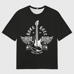 Футболка оверсайз мужская Born free, цвет: 3D-принт