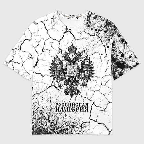 Мужская футболка оверсайз RUSSIAN EMPIRE - ГЕРБ Краска / 3D-принт – фото 1