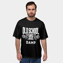 Футболка оверсайз мужская HIP HOP Старая школа, цвет: 3D-принт — фото 2
