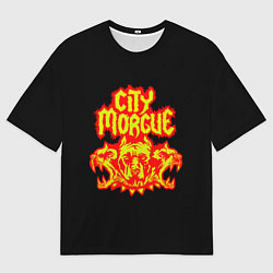 Мужская футболка оверсайз ZillaKami x SosMula City Morgue Цербер