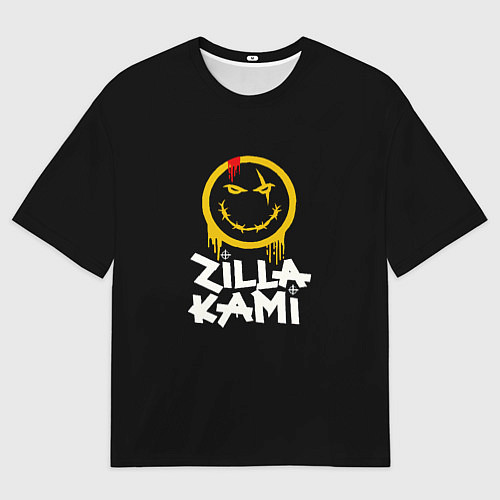 Мужская футболка оверсайз ZillaKami x SosMula City Morgue Smile / 3D-принт – фото 1