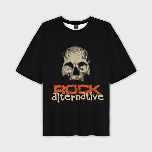 Мужская футболка оверсайз ROCK ALTERNATIVE / 3D-принт – фото 1