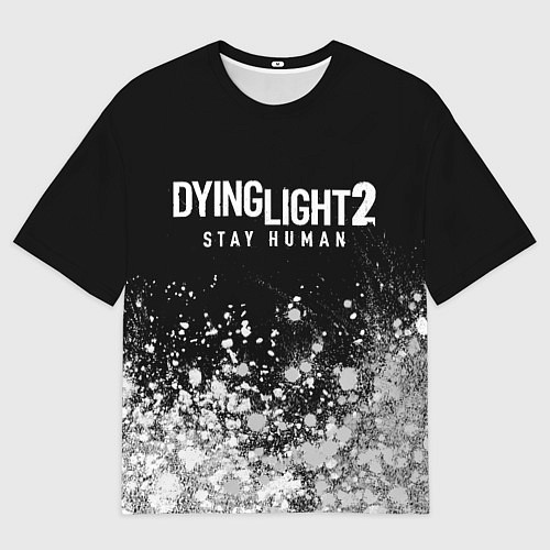 Мужская футболка оверсайз DYING LIGHT 2 Краска / 3D-принт – фото 1