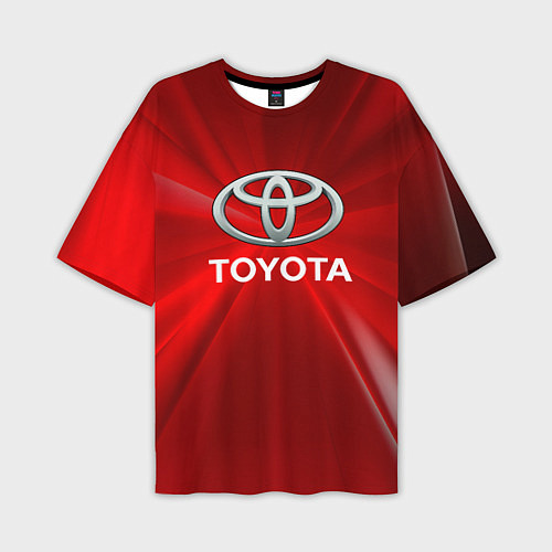 Мужская футболка оверсайз Toyota тойота / 3D-принт – фото 1