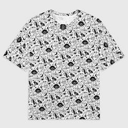 Мужская футболка оверсайз ГРИБЫ