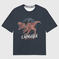 Футболка оверсайз мужская Carnivora Хищник, цвет: 3D-принт