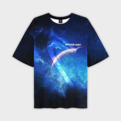 Мужская футболка оверсайз Space art 2022