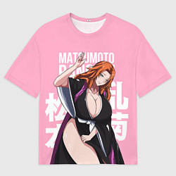 Футболка оверсайз мужская Matsumoto Rangiku, цвет: 3D-принт