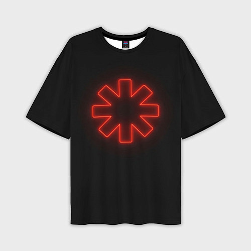 Мужская футболка оверсайз RHCP Neon / 3D-принт – фото 1