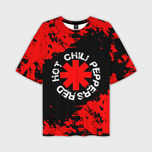 Мужская футболка оверсайз Red hot chili peppers RHCP / 3D-принт – фото 1